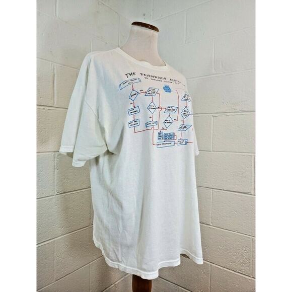 The Big Bang Theory White Friendship Algorithm Multi Color Tee Shirt Size XL - Picture 10 of 12